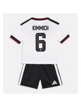 Otroški Nogometna dresi replika Nemčija Joshua Kimmich #6 Domači SP 2026 Kratek rokav (+ hlače)